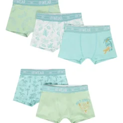 Set van 5 boxershorts met jungle motief voor jongen