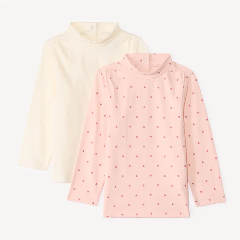Set van 2 coltruiondertruien meisjes