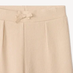 Set van 2 delen: joggingsbroek en trui meisjes van geribbelde stof.