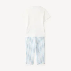 Set van 2 delen met gestreepte polo en broek voor babyjongen