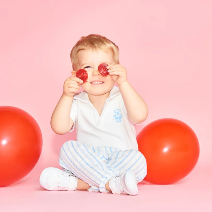 Set van 2 delen met gestreepte polo en broek voor babyjongen