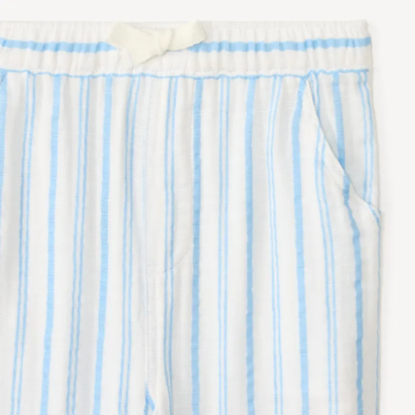 Set van 2 delen met gestreepte polo en broek voor babyjongen