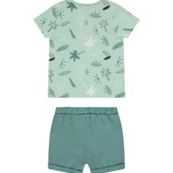 Set van 2 delen met palmenprint voor babyjongen