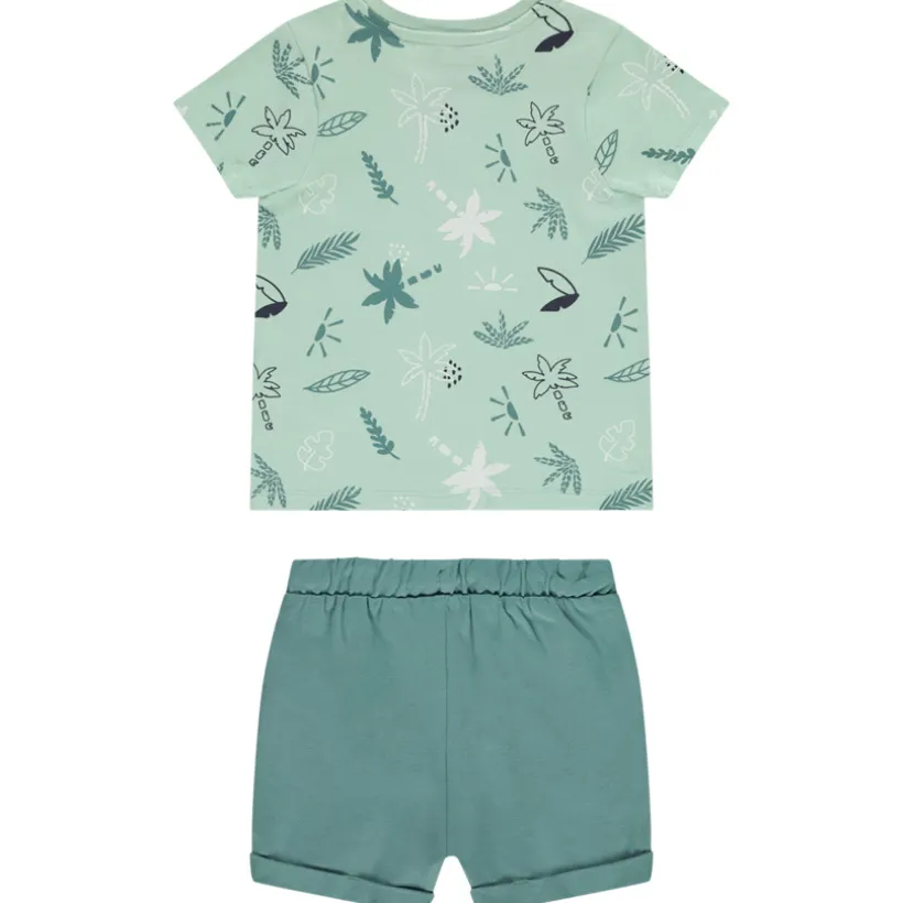 Set van 2 delen met palmenprint voor babyjongen