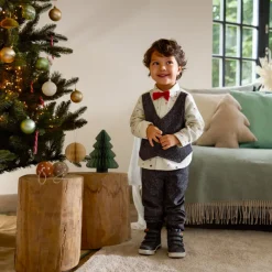 Set van 3 delen met vlinderdasje voor babyjongen