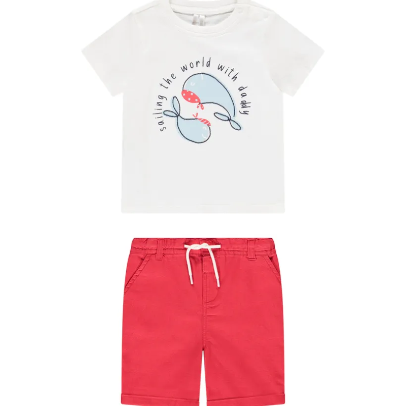 Set van 2 delen met walvismotief voor babyjongens