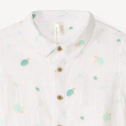 Set van 2 delen, shirt + korte broek met schildpaddendruk voor babyjongen