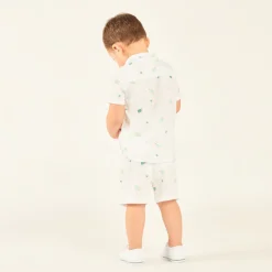 Set van 2 delen, shirt + korte broek met schildpaddendruk voor babyjongen