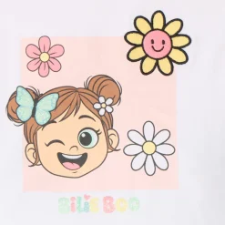 Set van 2 delen t-shirt + short Bilie Boo meisjes