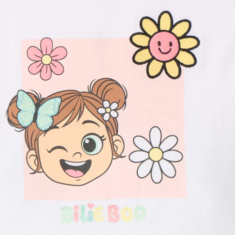 Set van 2 delen t-shirt + short Bilie Boo meisjes