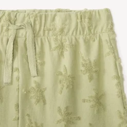 Set van 2 delen t-shirt + short met palmboommotief voor babymeisje