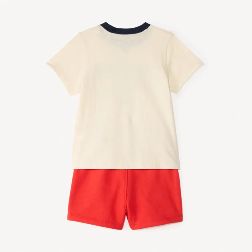 Set van 2 delen t-shirt + short Pat'Patrouille voor babyjongen