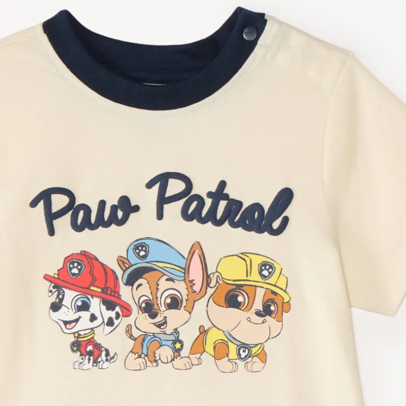 Set van 2 delen t-shirt + short Pat'Patrouille voor babyjongen