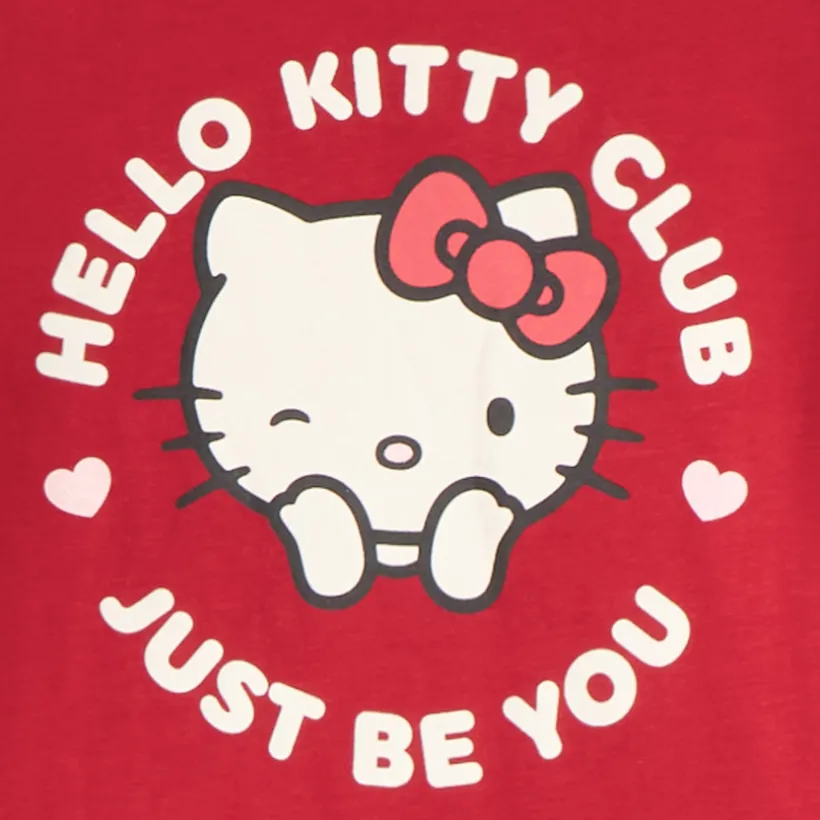Set van 2-delige lange pyjama met Hello Kitty-print