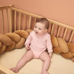 Set van 5 effen bodies met lange mouwen meisjes