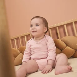 Set van 5 effen bodies met lange mouwen meisjes