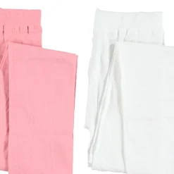 Set van 2 effen dunne panty's meisjes