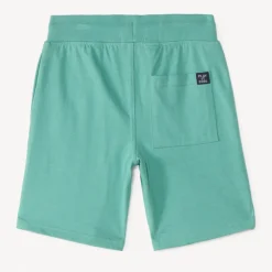 Set van 2 effen gebreide bermuda's