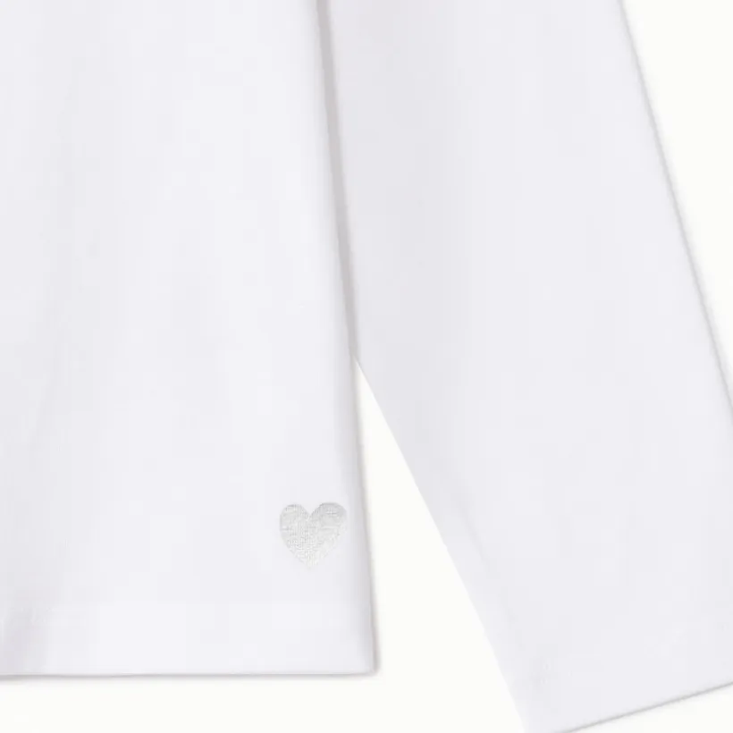 Set van 3 effen lange mouwen t-shirts meisjes