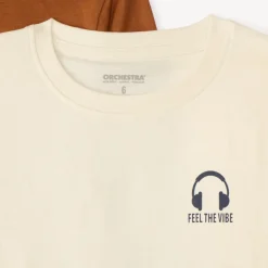 Set van 3 effen longsleeves voor jongens