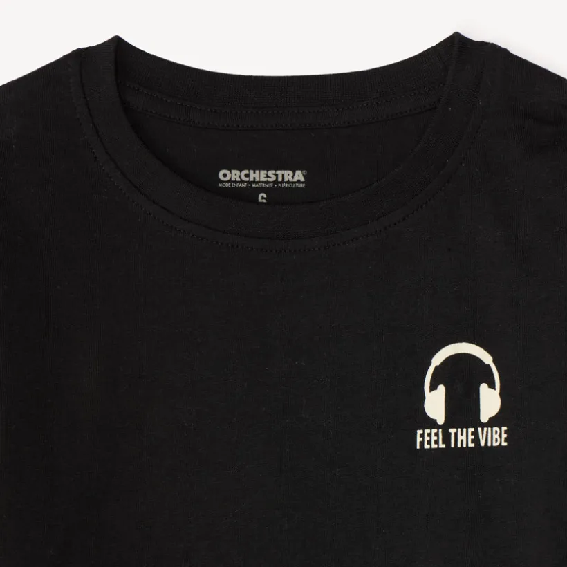 Set van 3 effen longsleeves voor jongens