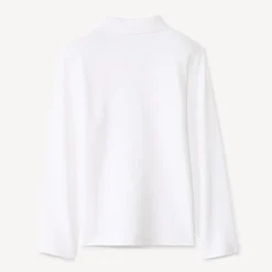Set van 2 effen poloshirts met lange mouwen jongens