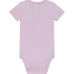 Set van 3 effen rompers met korte mouwen voor babymeisjes