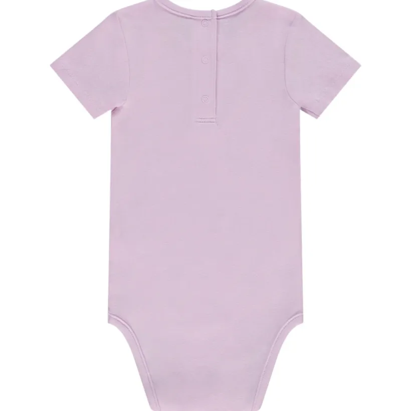 Set van 3 effen rompers met korte mouwen voor babymeisjes