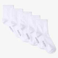 Set van 5 effen sokken jongens