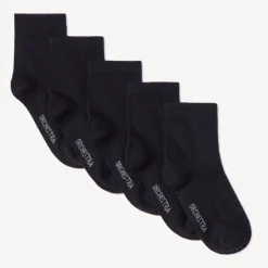 Set van 5 effen sokken jongens