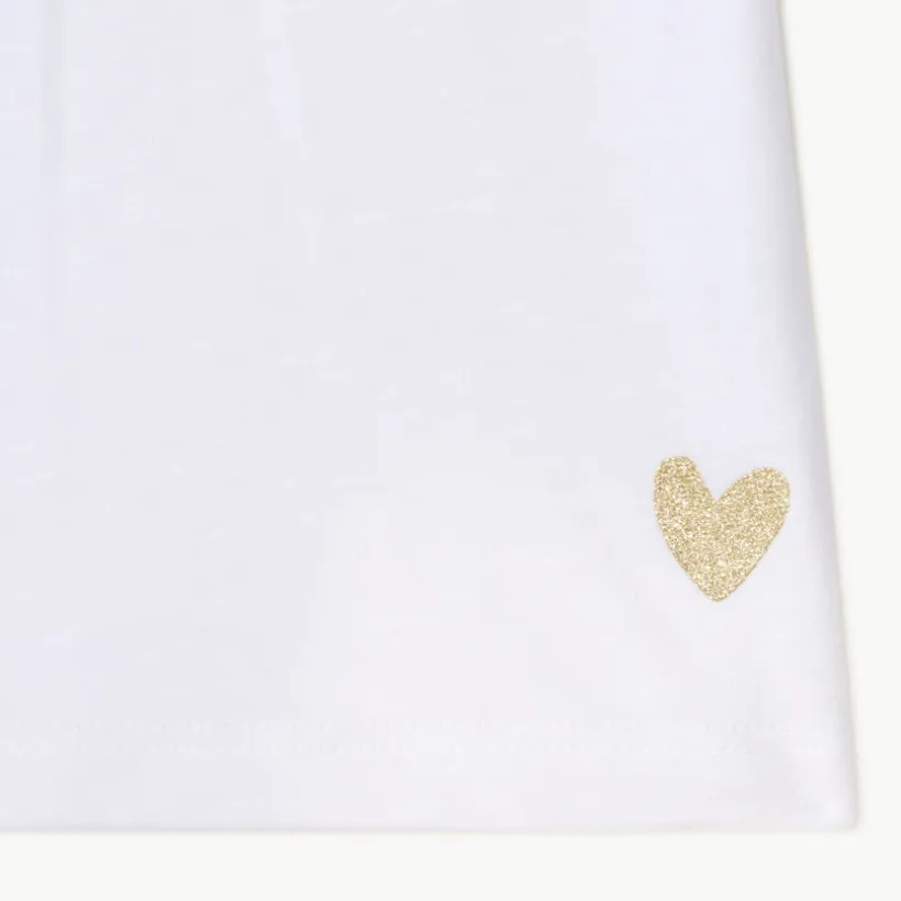 Set van 3 effen T-shirts met korte mouwen voor meisjesbaby's