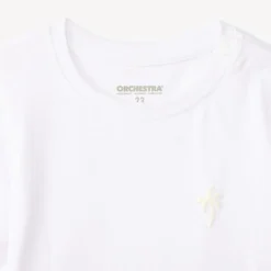Set van 3 effen t-shirts met korte mouwen voor baby jongens