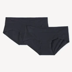 Set van 2 effen zwangerschapsbroekjes