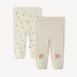 Set van 2 evoluerende boxershorts met berenmotieven voor baby's