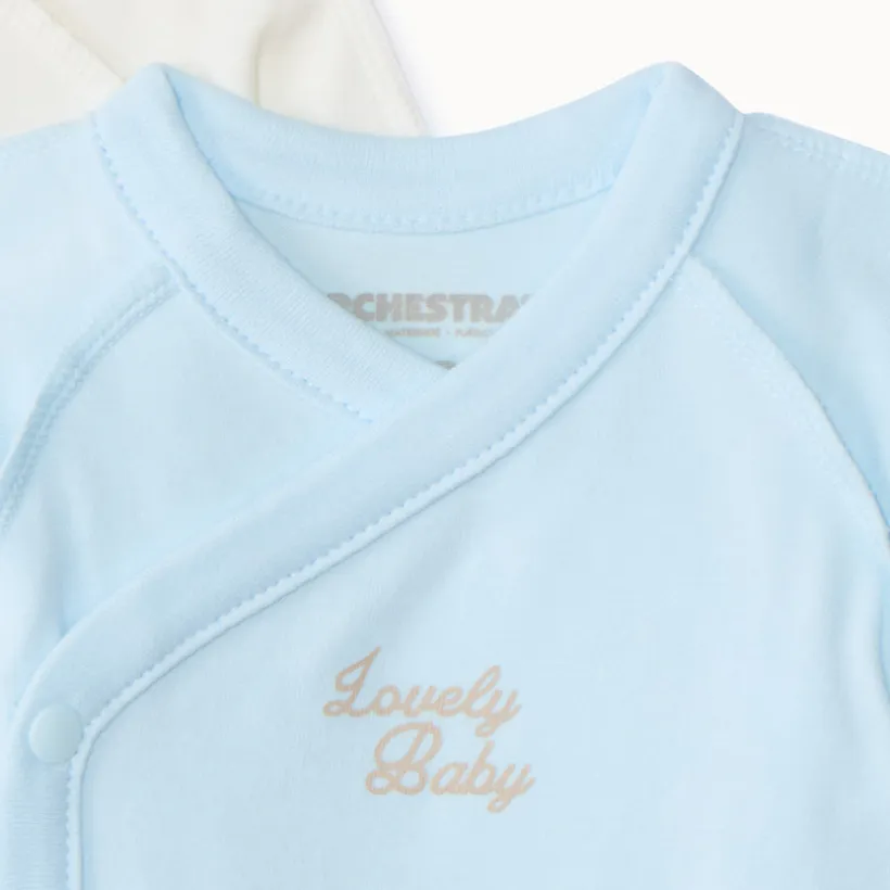 Set van 5 fantasie bodies met lange mouwen voor premature babymeisjes