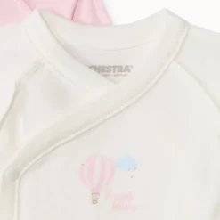 Set van 5 fantasie bodies met lange mouwen voor premature babymeisjes