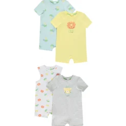 Set van 4 fantasie combishorts voor jongens