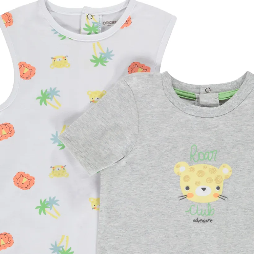 Set van 4 fantasie combishorts voor jongens