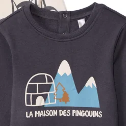 Set van 3 fantasie fleece sweatshirts voor babyjongens