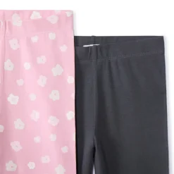Set van 2 fantasie lange pyjama's in jersey meisjes