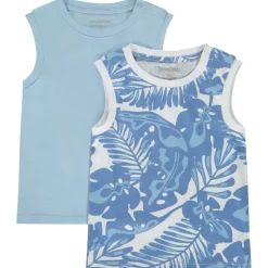 Set van 2 fantasie onderhemdjes voor baby jongen