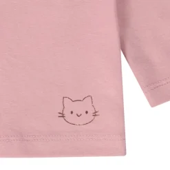 Set van 2 fantasie ondertruien met col voor baby meisje