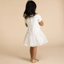 Set van fantasierijke jurk met hoofdband voor baby meisje