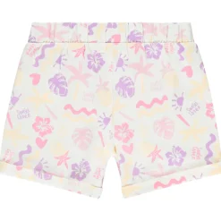 Set van 2 fantasie shorts met elastische taille meisjes