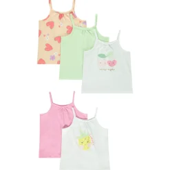 Set van 5 fantasietops meisjes