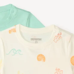 Set van 3 fantasiet-shirts met korte mouwen jongens.