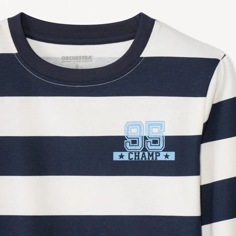 Set van 3 fantasiet-shirts met lange mouwen jongens
