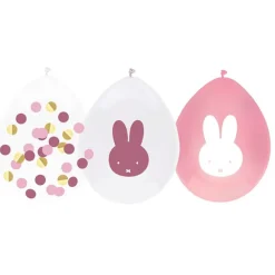 Set van 5 Feestballonnen Nijntje Roze