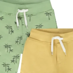 Set van 4 fleece Bermuda's met fantasie jongens