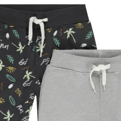 Set van 4 fleece Bermuda's met fantasie jongens